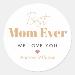 最高の母 ラウンドシール