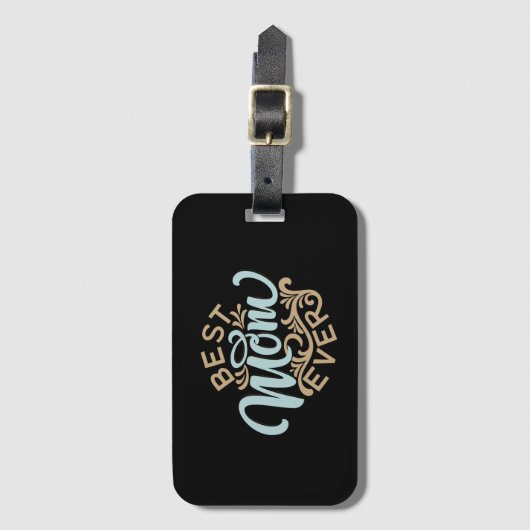 最高の母 ラゲッジタグ (正面縦)