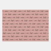 最高の母 ラッピングペーパーシート (正面2)