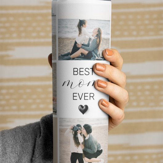 最高の母 |写真のコラージュ |名前をカスタムする タンブラー