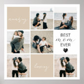 最高の母 |写真のコラージュ | Mocha ポスター (正面)