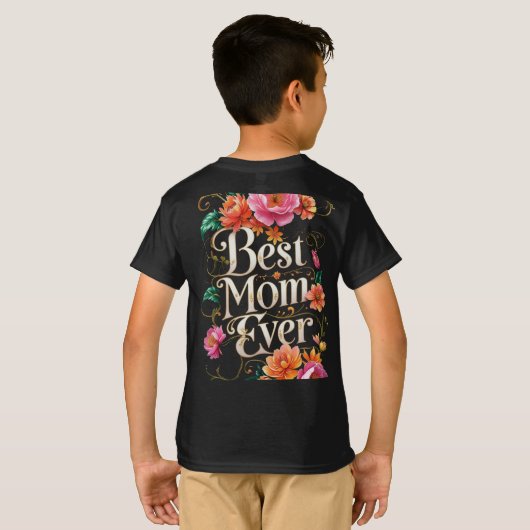 最高の母 – 完璧 Tシャツ (裏面フル)