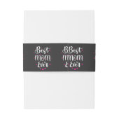 最高の母 招待状ベリーバンド (裏面例)