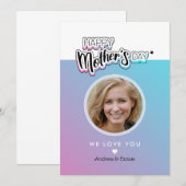 最高の母 招待状 (正面/裏面)