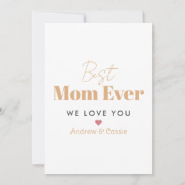 最高の母 招待状