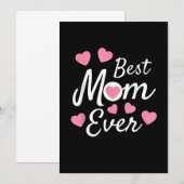 最高の母 招待状 (正面/裏面)