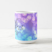 最高の母/斑入りカラフルライト コーヒーマグカップ (中央)