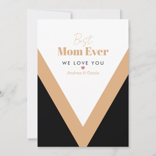 最高の母 案内状 (正面)