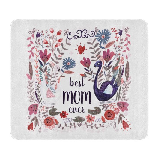 最高の母 |母の日の贈り物 |カッティングボード カッティングボード (正面)