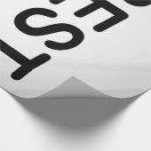 最高の母 |母パーソナライズされたに ラッピングペーパー (角)