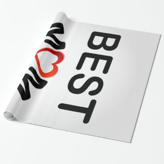 最高の母 |母パーソナライズされたに ラッピングペーパー