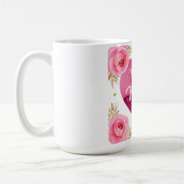 最高の母 – 美しいフローラ母の日の贈り物 コーヒーマグカップ
