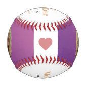 最高の母 野球ボール (裏面)