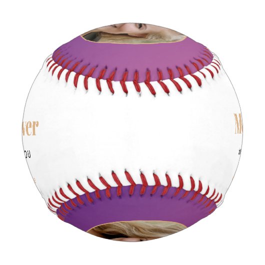 最高の母 野球ボール (正面)