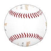 最高の母 野球ボール (正面)