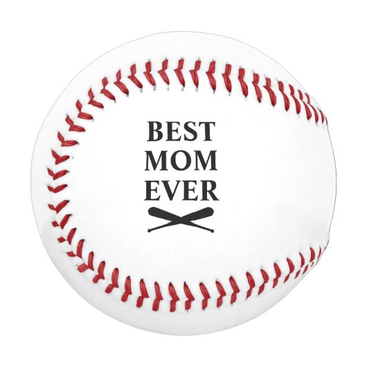 最高の母 野球ボール (正面左)