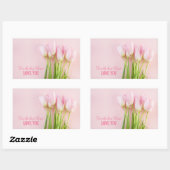 最高の母 長方形シール (シート)