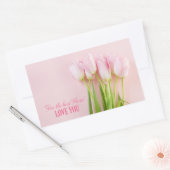 最高の母 長方形シール (封筒)