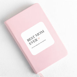 最高の母 | Happy Mothers Day スクエアシール