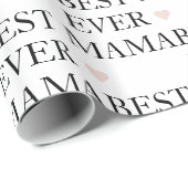 最高の母 | Happy Mothers Day ラッピングペーパー (ロールコーナー)