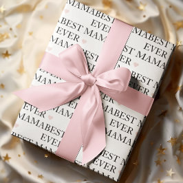 最高の母 | Happy Mothers Day ラッピングペーパー