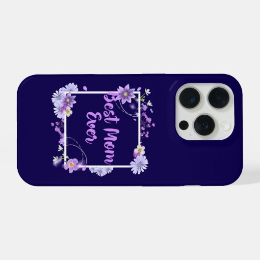 最高の母 iPhoneケース (裏面横)