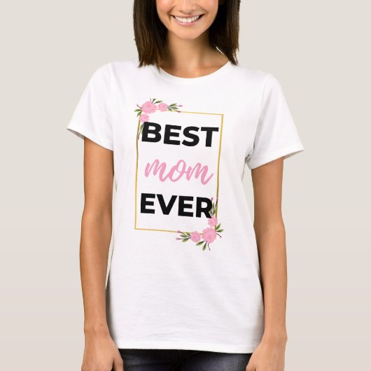 最高の母 Tシャツ (正面)