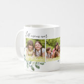 最高の母Eucalyptus写真コラージュ コーヒーマグカップ (正面左)