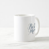 最高の母Ever – 水彩書道芸術 コーヒーマグカップ (正面右)