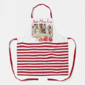 最高の母Ever 3フォトコラージュの母モダン日 エプロン (正面)