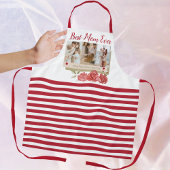 最高の母Ever 3フォトコラージュの母モダン日 エプロン