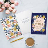 最高の母Ever Birds & Botanical Frame カード