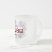 最高の母Ever Coffee Mug - Happy Mother's Day フロストグラスマグカップ (正面右)