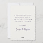 最高の母Ever English Garden Bouquet Mother's Day シーズンカード (裏面)