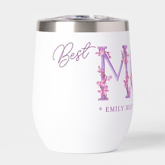 最高の母ever orchidフローラ文字名前をカスタムする (正面)