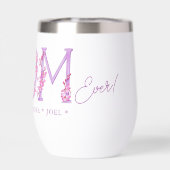 最高の母ever orchidフローラ文字名前をカスタムする (背面)