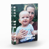 最高の母Ever Photo記念の誕生日パーソナライズされた フォトブロック (左)