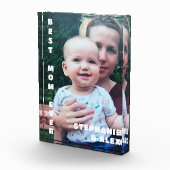 最高の母Ever Photo記念の誕生日パーソナライズされた フォトブロック (右)