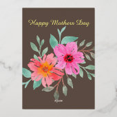 最高の母Ever Photofoil 箔シーズンカード (裏面)