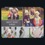 最高の母Mommy Photo Collage chalkboard iPad Air カバー<br><div class="desc">お保護母さんのためのこのデザインをカバーするためにあなたのタブレットのケースと最愛の写真を選択する。簡単にカスタマイズ画像や言葉。「最高のMom Ever」は既に多くのことを言うが、好きなように変更する。お母さんはそんな思いやりある贈り物を受け取って興奮するだろう。母与えの日や誕生日やクリスマスの日に彼女に。彼女はそれに入れ考えたのを感謝する。楽しむ家族、子供、ペット、結婚婚約などの特別な瞬間の写真でタブレットケースをファイリング。黒板は素朴でルックモダンスで感じす。</div>