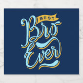 最高の永遠に スパークリングワインラベル (シングルラベル)