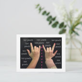 最高の永遠の友よ！ポストカード ポストカード (スタンド正面)