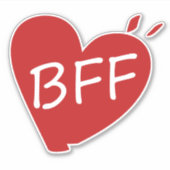 最高の永遠の友 シール (正面)