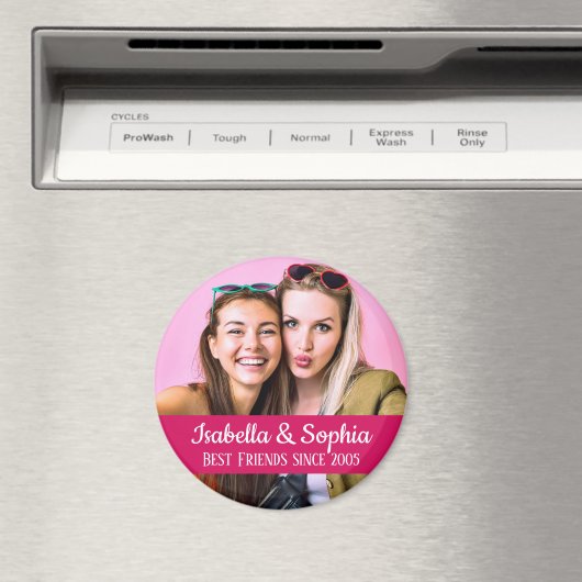 最高の永遠モダンBFF写真 マグネット (インサイチュ (食洗機))