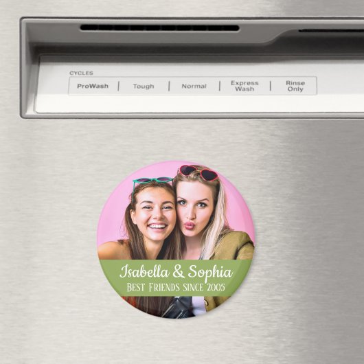 最高の永遠モダンBFF写真 マグネット (インサイチュ (食洗機))