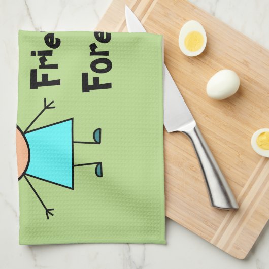 最高の永遠 キッチンタオル (四つ折り)