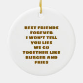 最高の永遠 セラミックオーナメント (裏面)