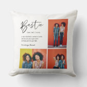 最高の永遠 | 3フォトコラージギフト  クッション (正面)