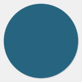 最高の無地とテクスチャ クラシック ラウンド ステッカー (正面)