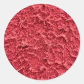 最高の無地とテクスチャ クラシック ラウンド ステッカー (正面)